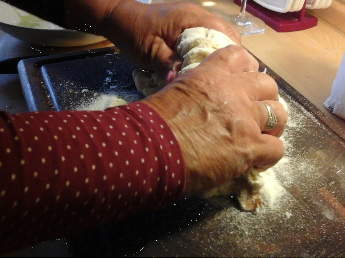 Tschechischer Schweinebraten mit Sauerkraut und Hefeknödel - Rezept - Bild Nr. 8384