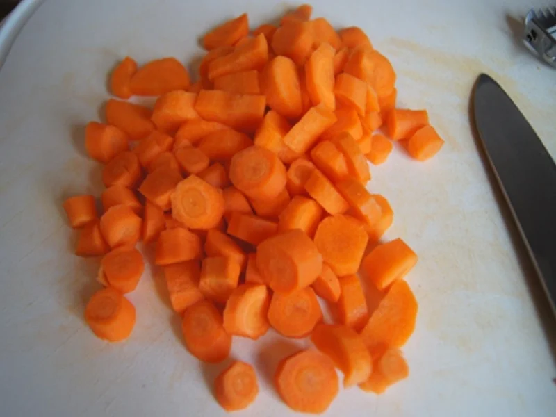 Paniertes Nackensteak mit Prinzessbohnen und Möhren-Kartoffel-Stampf - Rezept - Bild Nr. 12