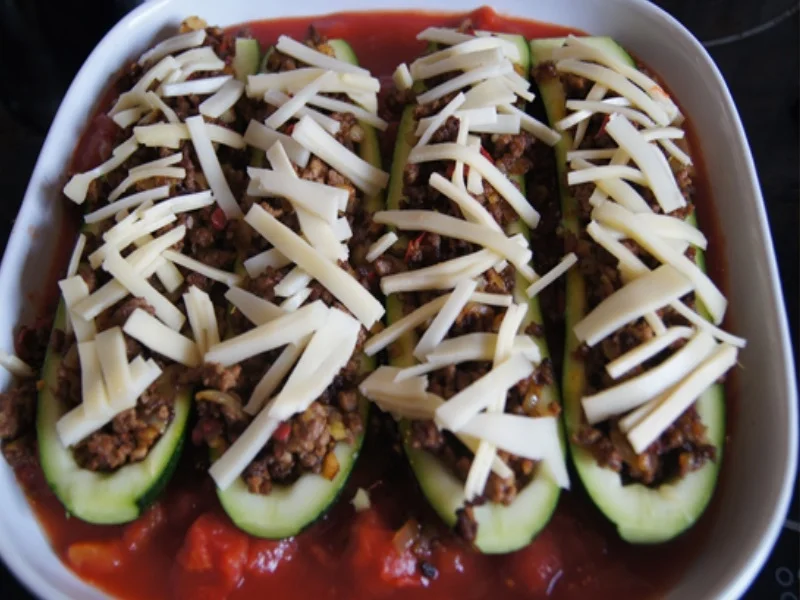 Gefüllte Zucchini mit gelben Basmatireis - Rezept - Bild Nr. 24