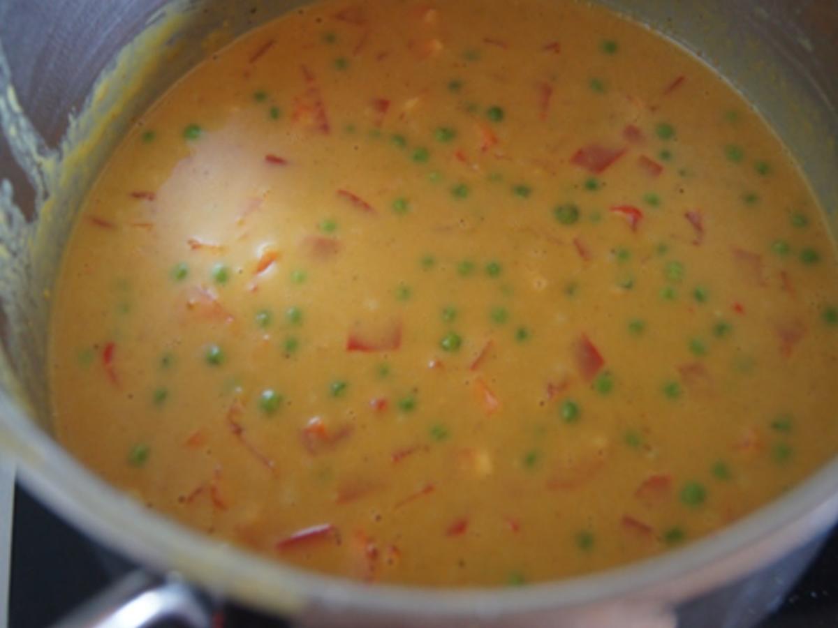 Eier mit Curry-Sauce und Curry-Kartoffeln - Rezept - Bild Nr. 9