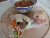 Sommerrollen mit Rinderfilet und Garnelen - Rezept - Bild Nr. 8370