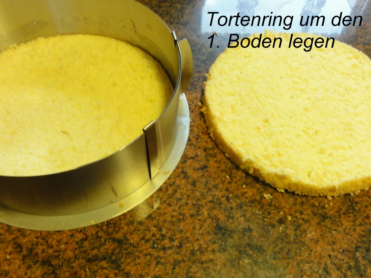 Biskuit:   JOHANNISBEER TORTE - Rezept - Bild Nr. 8375