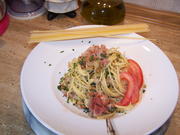 Spagetti mit Gemüse Würfel - Rezept - Bild Nr. 8372
