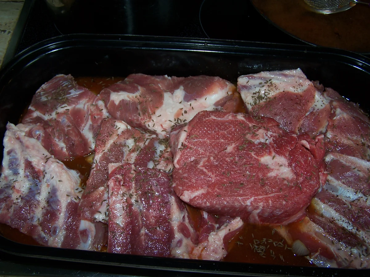 Schweine Rippchen mit Gemüse - Rezept - Bild Nr. 8378