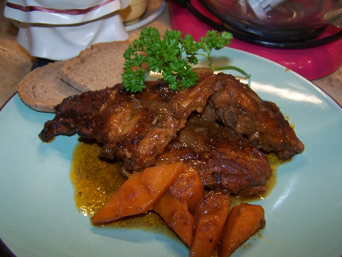 Schweine Rippchen mit Gemüse - Rezept - Bild Nr. 8380