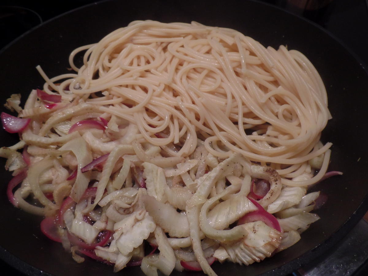 Fenchel-Spaghetti mit Hackbälchen - Rezept - Bild Nr. 8386