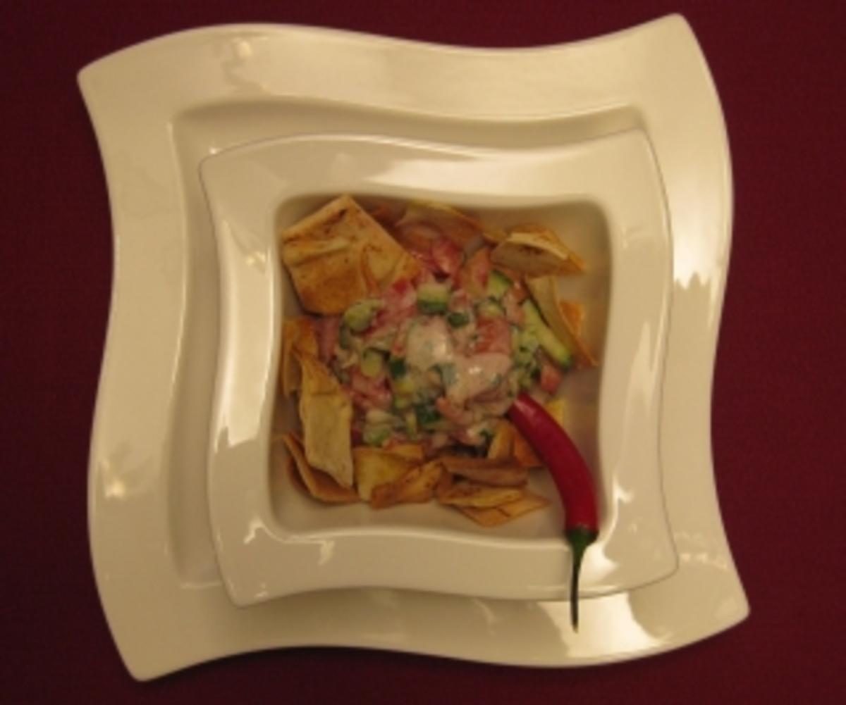 Laban bi Rokka mit Brot - Rezept mit Bild - kochbar.de