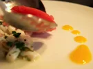 Ceviche mit Shiso-Sorbet an Mango Mozzarella Salat - Rezept - Bild Nr. 2