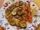 Rezept: Gebratene Zucchini mit Garnelenspießen Bild Nr. 2 Gebratene Zucchini mit Garnelenspießen - Rezept - Bild Nr. 2