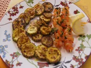 Gebratene Zucchini mit Garnelenspießen - Rezept - Bild Nr. 2