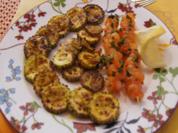 Gebratene Zucchini mit Garnelenspießen - Rezept - Bild Nr. 2