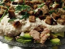 Avocados mit Knoblauch-Croûtons - Rezept - Bild Nr. 8402