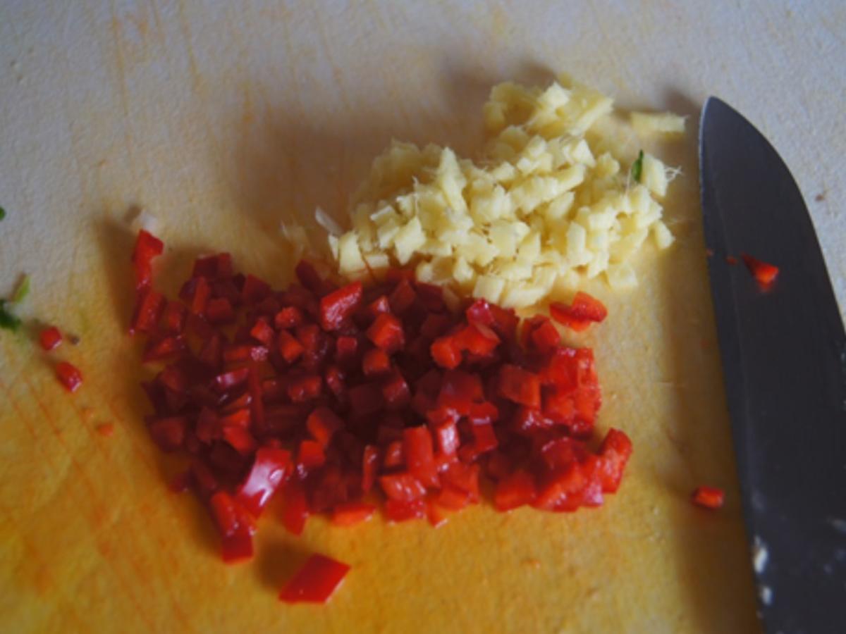Rindfleisch-Paprika-Wok mit Cashew-Reis - Rezept - Bild Nr. 8429