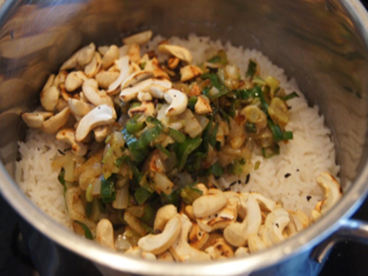Rindfleisch-Paprika-Wok mit Cashew-Reis - Rezept - Bild Nr. 8437