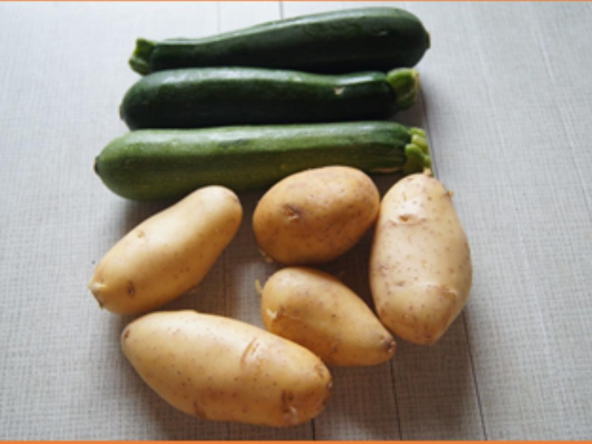 Gebratene Zucchini mit Kartoffelstampf - Rezept - Bild Nr. 4