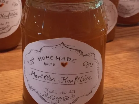 Aprikosen-Marmelade oder auch Marillen - Konfitüre  - hausgemachtes Glück - Rezept - Bild Nr. 8425