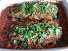 Gefüllte Aubergine mit Tomaten-Ragout - Rezept - Bild Nr. 5