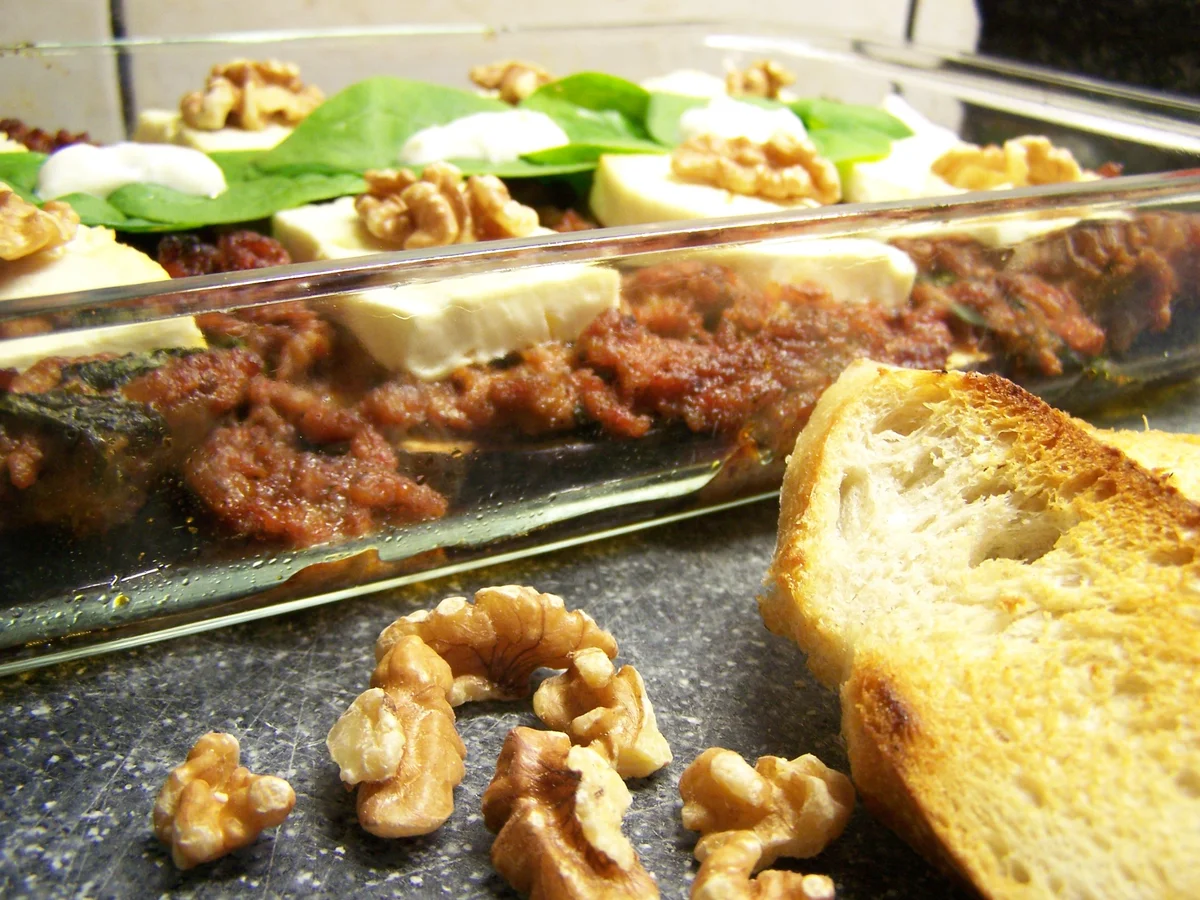 Rezept: Aubergine in fleischiger Gesellschaft... Bild Nr. 8424 Aubergine in fleischiger Gesellschaft... - Rezept - Bild Nr. 8424