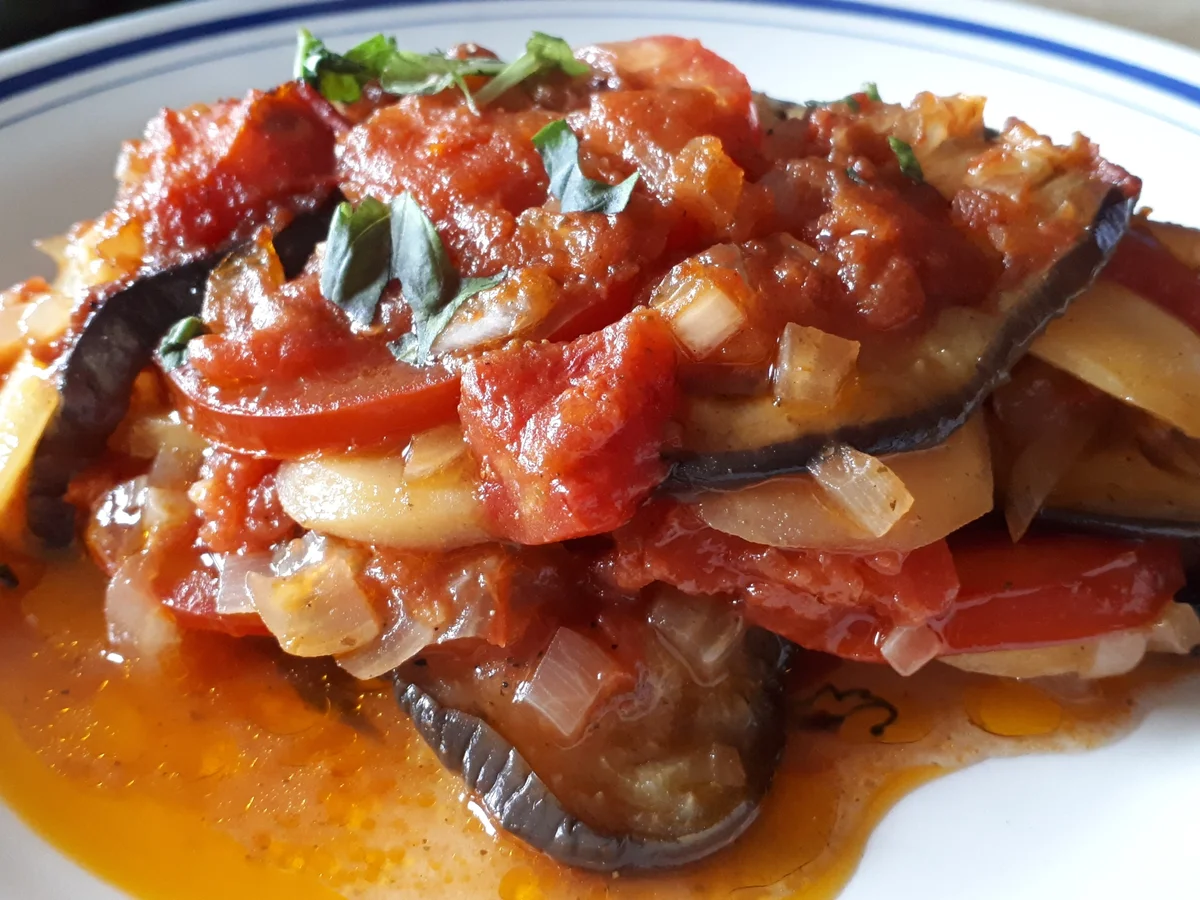 Rezept: Kartoffel-Auberginen-Auflauf Bild Nr. 2 Kartoffel-Auberginen-Auflauf - Rezept - Bild Nr. 2