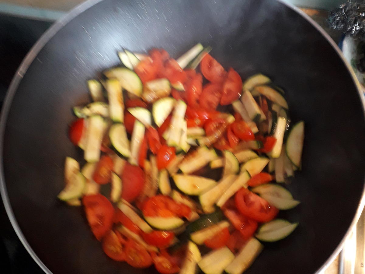 Sommergemüse mit Fisch und Obst - einfach - von Schmetterling4