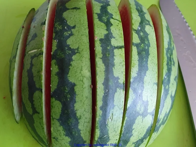 Wasabi Rucula Salat mit Avocado Melone und Passionsfrucht - Rezept - Bild Nr. 8469