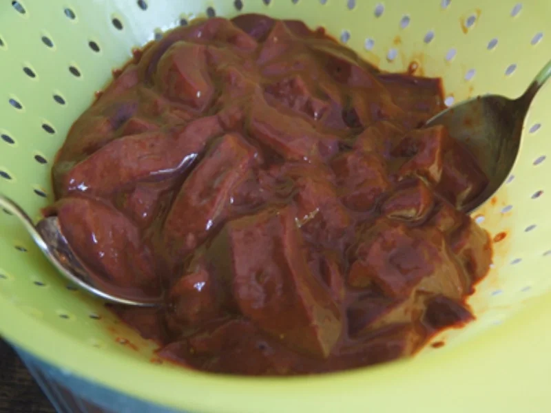 Gebratene Leber im Wok mit Paprika und Basmatireis - Rezept - Bild Nr. 13