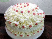 Biskuit:   HIMBEER ~ FRISCHKÄSE ~ SAHNETORTE - Rezept - Bild Nr. 8569