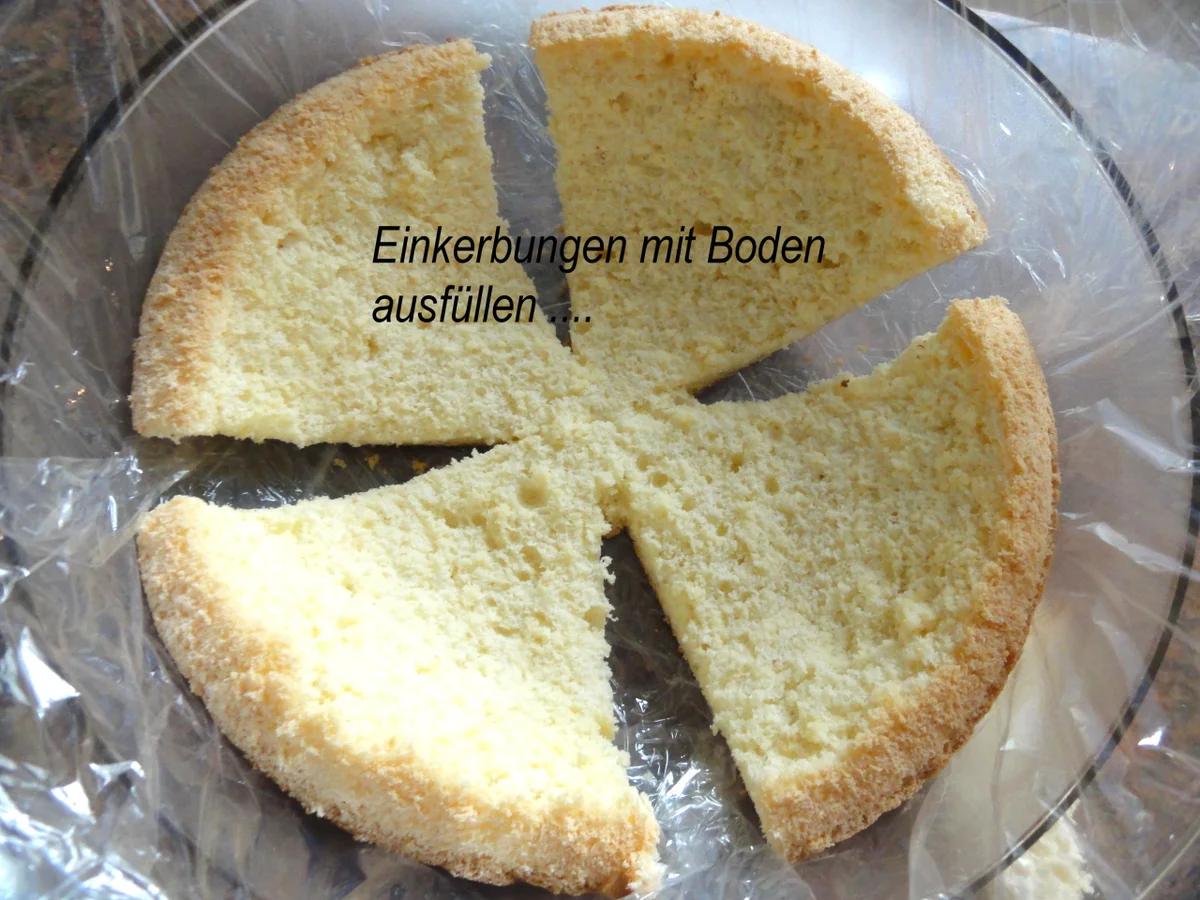 Biskuit:   HIMBEER ~ FRISCHKÄSE ~ SAHNETORTE - Rezept - Bild Nr. 8575