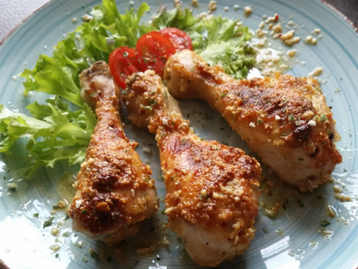 Rezept: Hähnchen-Unterkeulen mit Honig-Senfkruste Bild Nr. 8471 Hähnchen-Unterkeulen mit Honig-Senfkruste - Rezept - Bild Nr. 8471