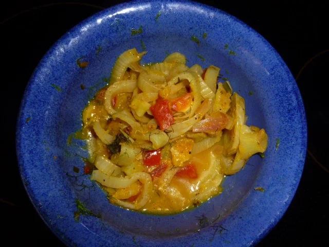 Rezept: Fenchelgemüse mit Orangen und Tomaten Bild Nr. 8477 Fenchelgemüse mit Orangen und Tomaten - Rezept - Bild Nr. 8477