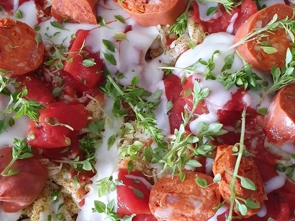 Nudelpfanne mediterrane angehaucht - Rezept - Bild Nr. 8537