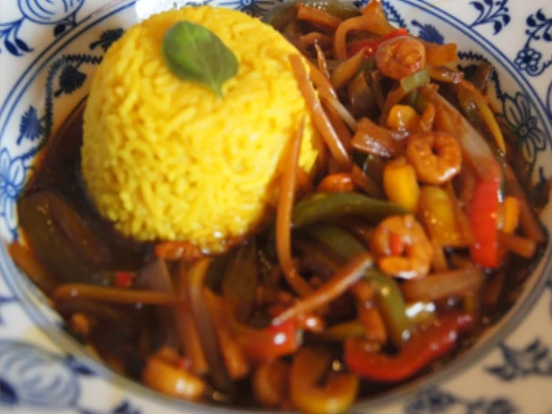 Garnelen-Gemüse-Wok mit Basmatireis - Rezept - Bild Nr. 2