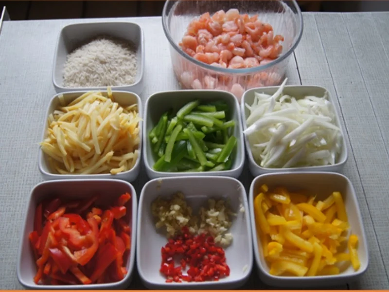 Garnelen-Gemüse-Wok mit Basmatireis - Rezept - Bild Nr. 4