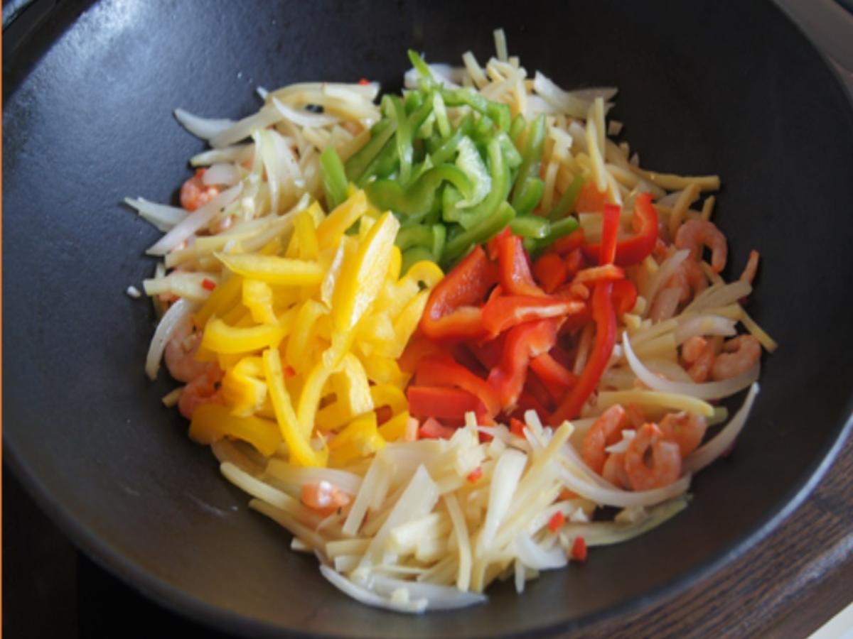 Garnelen-Gemüse-Wok mit Basmatireis - Rezept - Bild Nr. 9