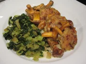 Vollkost: Rote-Bete-Knödel mit Mangold und Sahnepfifferlingen - Rezept - Bild Nr. 8532