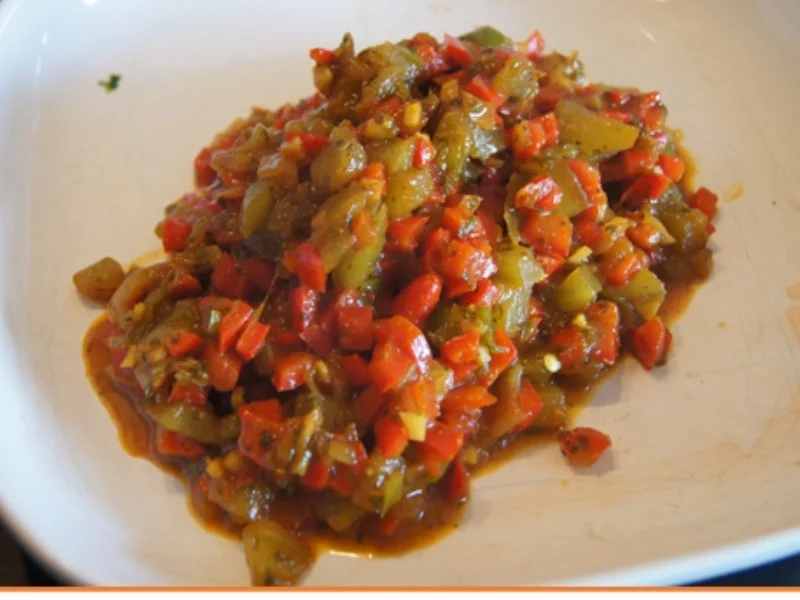 Rezept: Spitzpaprika-Honigmelonen-Salsa mit Putenbrustfilet Bild Nr. 13 Spitzpaprika-Honigmelonen-Salsa mit Putenbrustfilet - Rezept - Bild Nr. 13