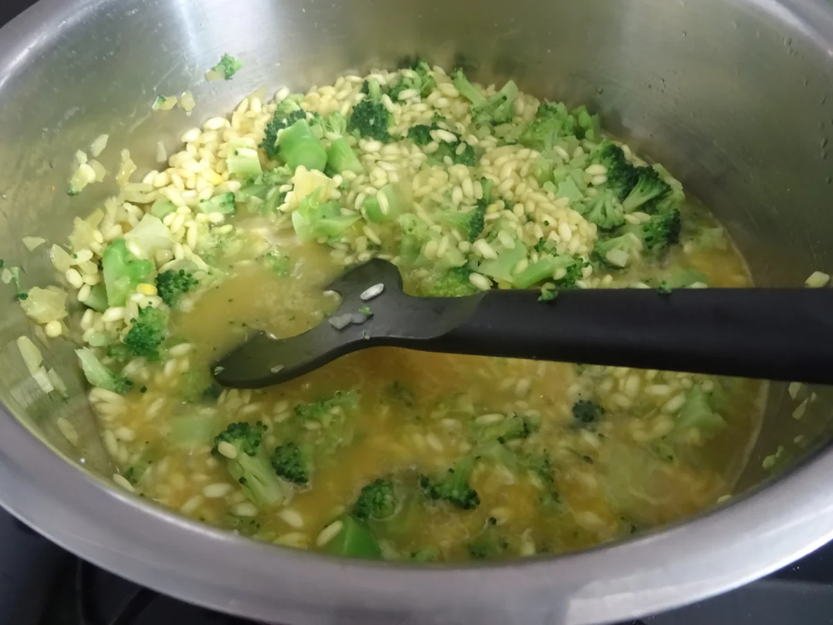 Rezept: Schlemmerfilet à la Bordelaise auf Broccoli-Risotto Bild Nr. 8569 Schlemmerfilet à la Bordelaise auf Broccoli-Risotto - Rezept - Bild Nr. 8569