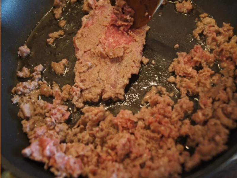 Frühkartoffeln mit herzhafter Hacksauce - Rezept - Bild Nr. 12