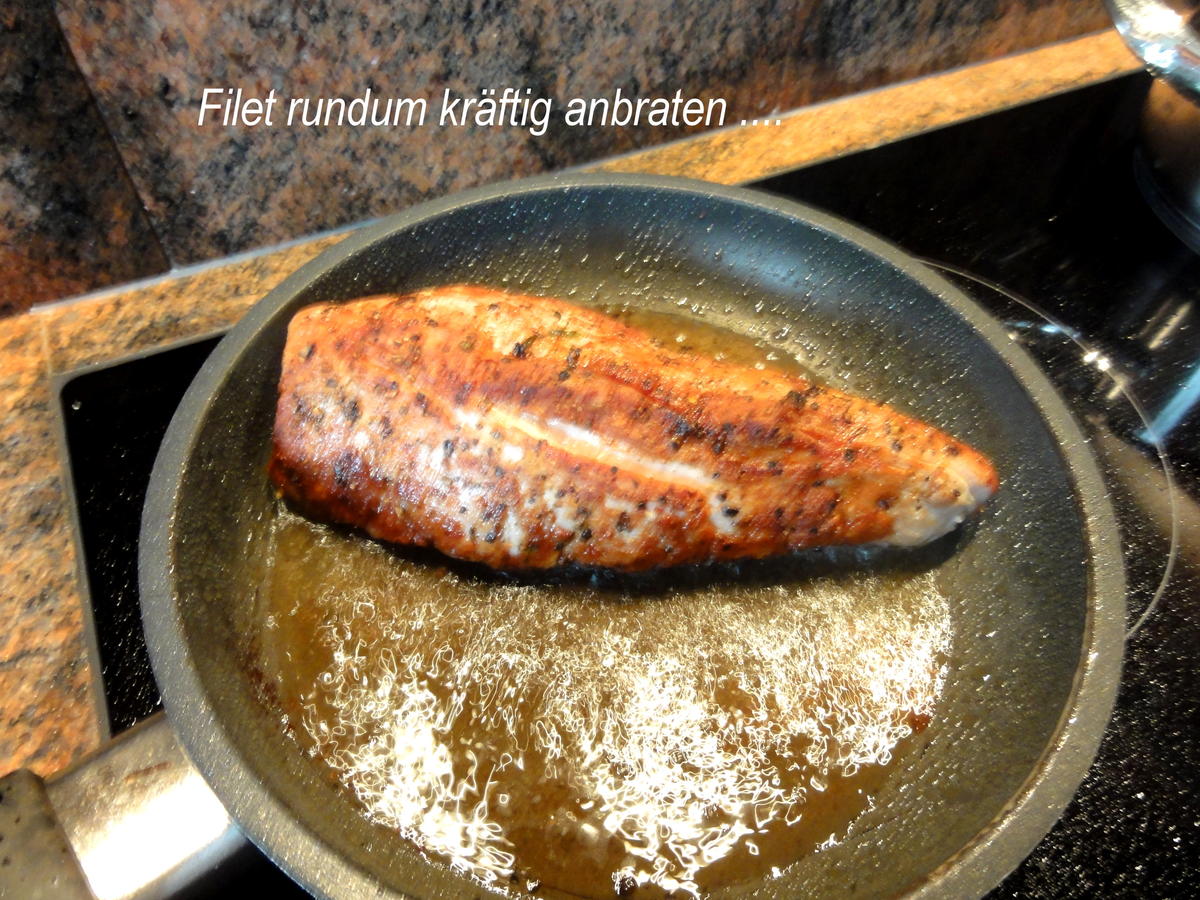 Schweinefilet an Specksauce, Rösti + Kohlrabistifte= kochbar Challenge 8.0 (August 2019) - Rezept - Bild Nr. 8574