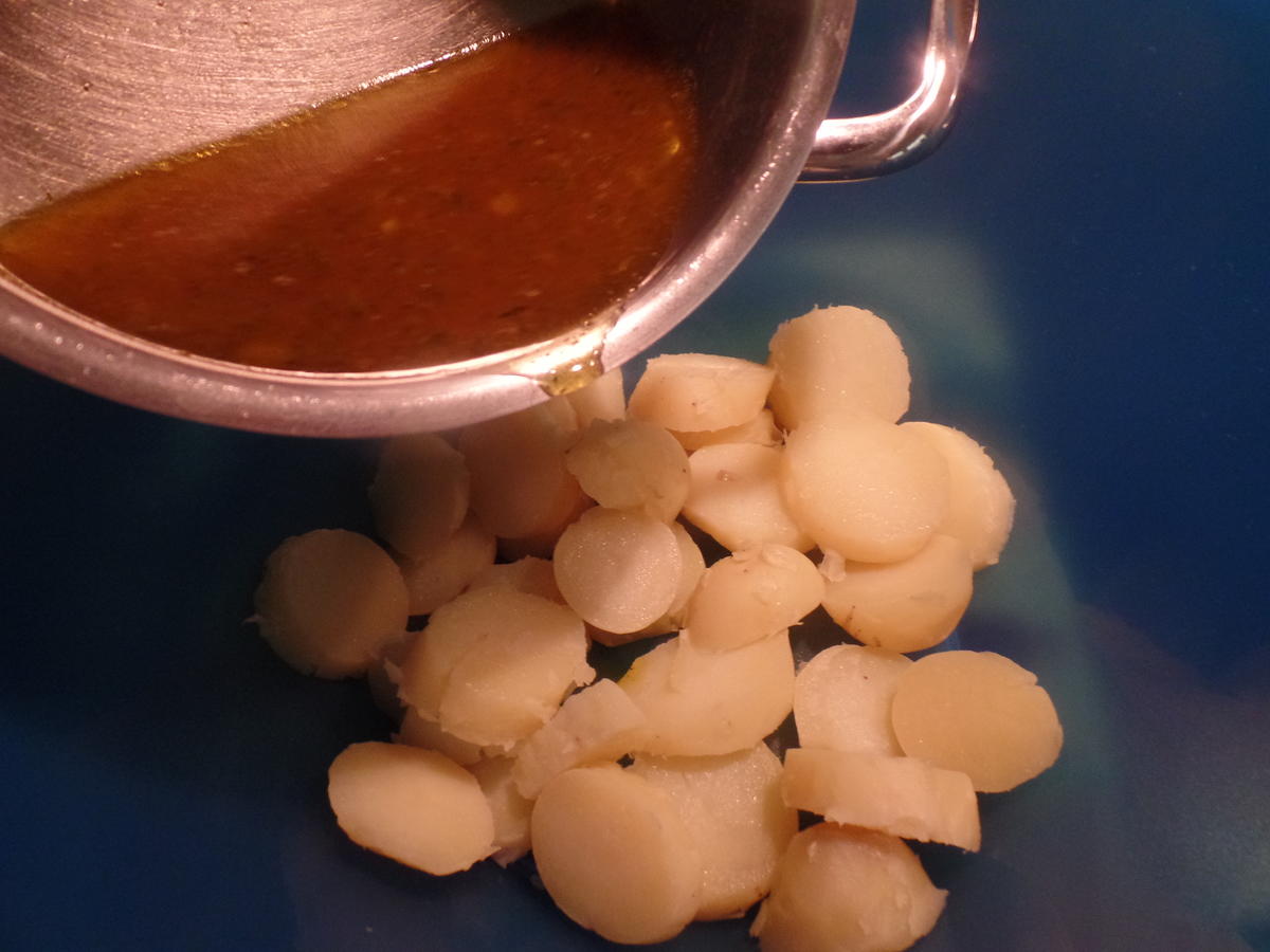 Zander auf Kartoffel-Pilz -Salat - Rezept - Bild Nr. 8577