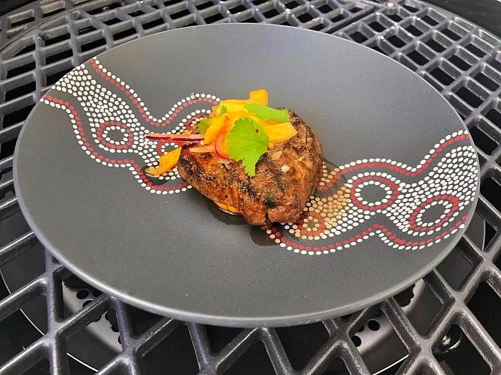 Rezept: Rinderfilet mit Mango und Süßkartoffel (Felix von Jascheroff) Bild Nr. 8572 Rinderfilet mit Mango und Süßkartoffel (Felix von Jascheroff) - Rezept - Bild Nr. 8572