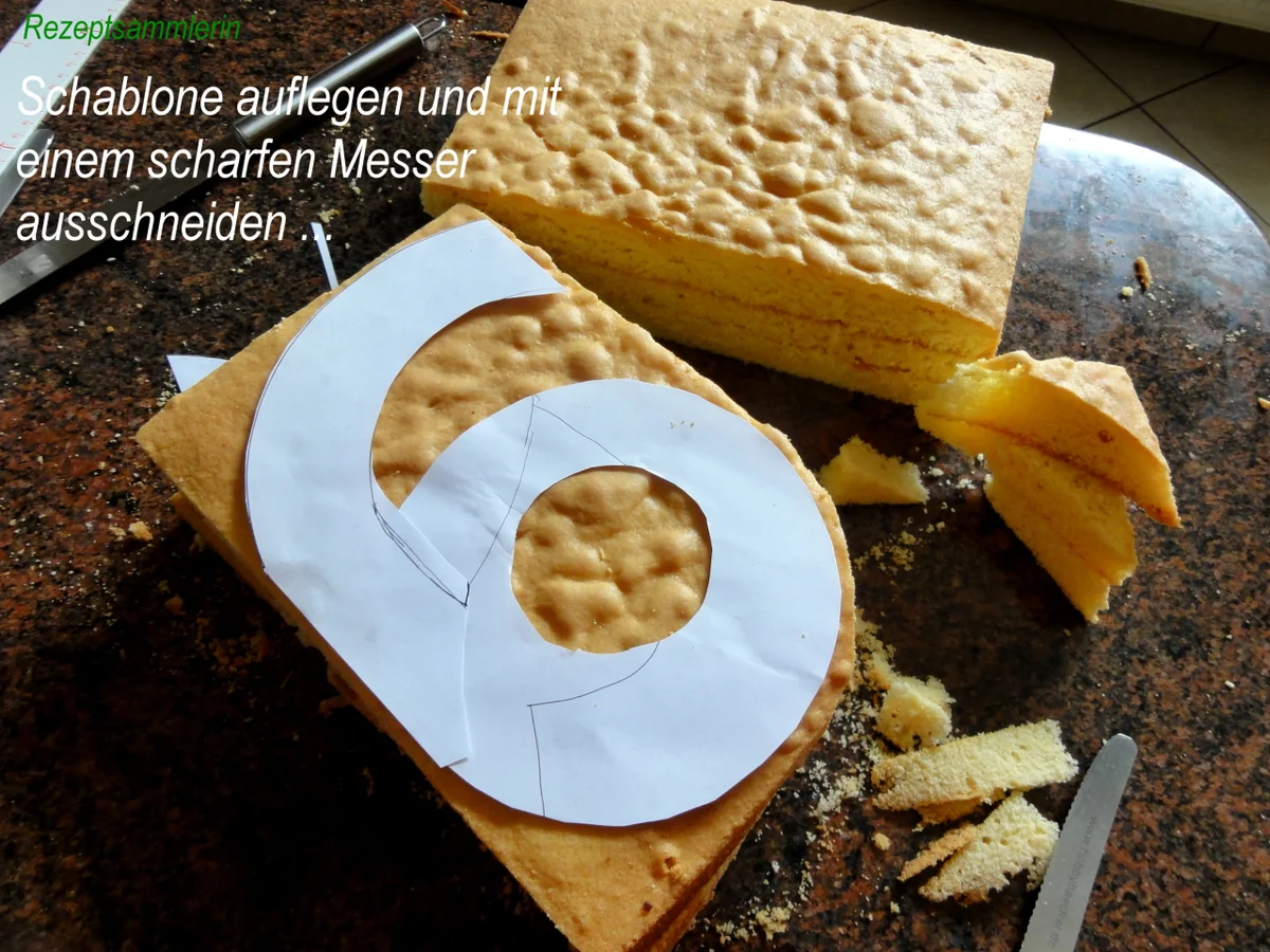 Rezept: Rührteig: FRANKFURTER KRANZ als "ZAHLENKUCHEN" Bild Nr. 8589 Rührteig: FRANKFURTER KRANZ als "ZAHLENKUCHEN" - Rezept - Bild Nr. 8589