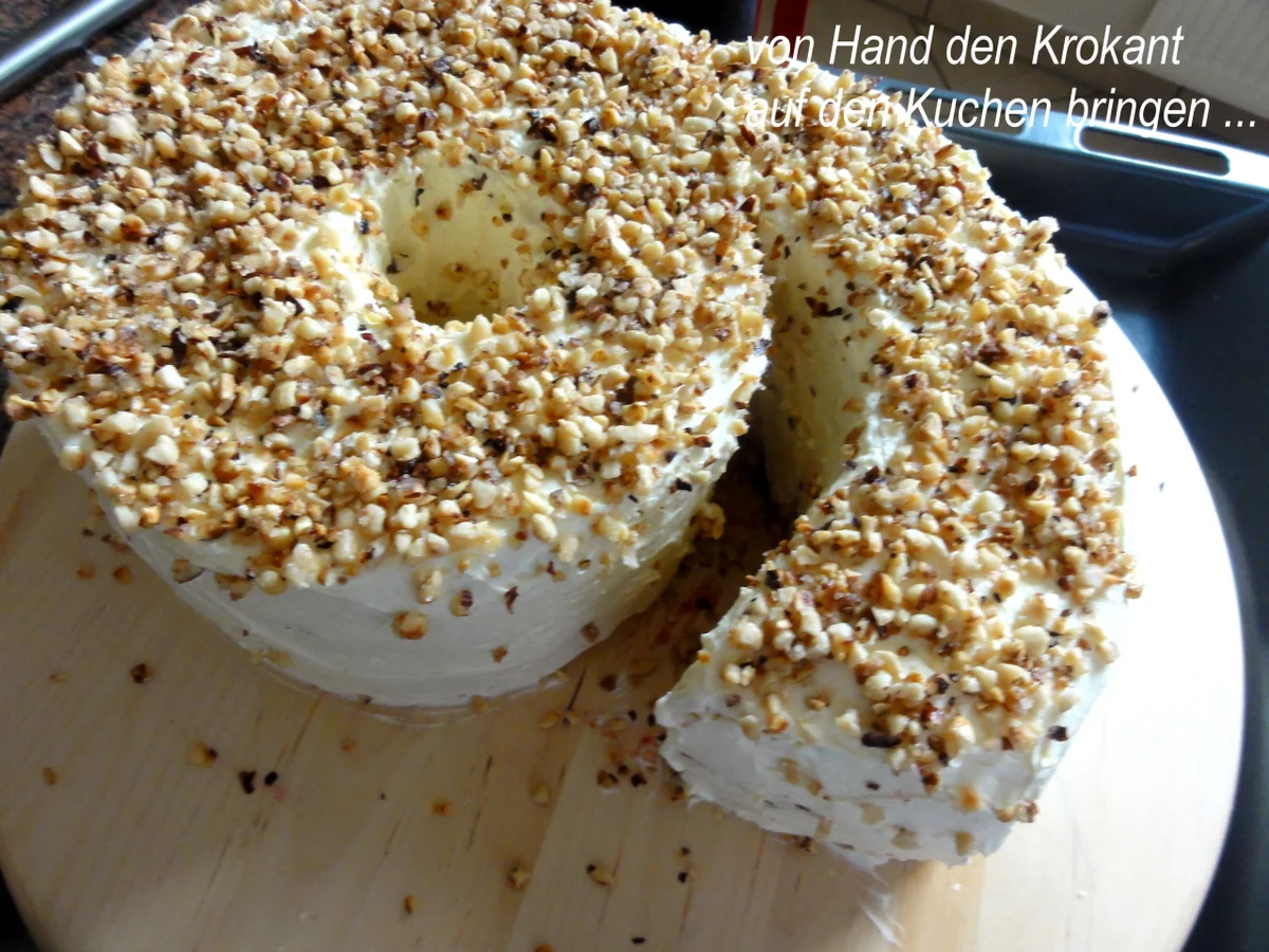 Rezept: Rührteig: FRANKFURTER KRANZ als "ZAHLENKUCHEN" Bild Nr. 8592 Rührteig: FRANKFURTER KRANZ als "ZAHLENKUCHEN" - Rezept - Bild Nr. 8592