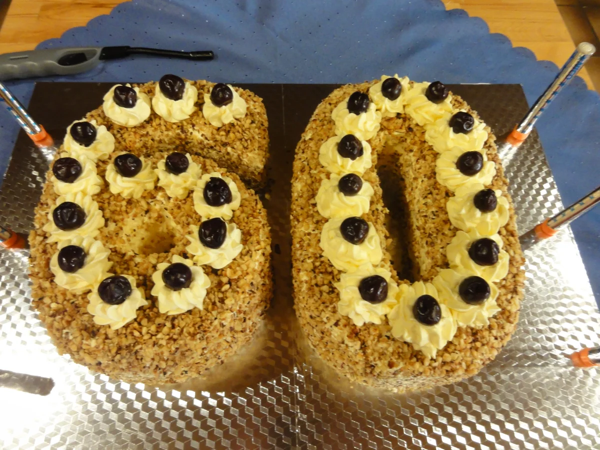 Rezept: Rührteig: FRANKFURTER KRANZ als "ZAHLENKUCHEN" Bild Nr. 8596 Rührteig: FRANKFURTER KRANZ als "ZAHLENKUCHEN" - Rezept - Bild Nr. 8596