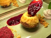 Marmorierter Mini-Gugelhupf mit Mascarpone Creme und Blitzeis - Rezept - Bild Nr. 2