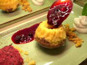 Marmorierter Mini-Gugelhupf mit Mascarpone Creme und Blitzeis - Rezept - Bild Nr. 2