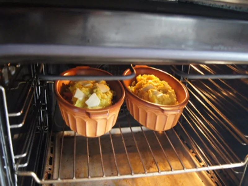 Überbackenes Rotbarschfilet auf Gemüsebett - Rezept - Bild Nr. 8617