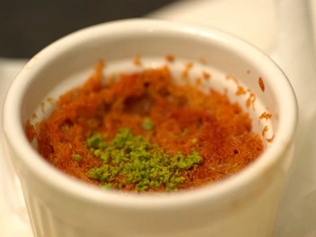 Künefe und dazu einen türkischen Milchreis mit Apfelmus - Rezept - Bild Nr. 8607