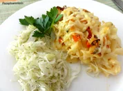 Nudeln:   NUDELAUFLAUF mit Krautsalat (Jeromakohl) - Rezept - Bild Nr. 8608
