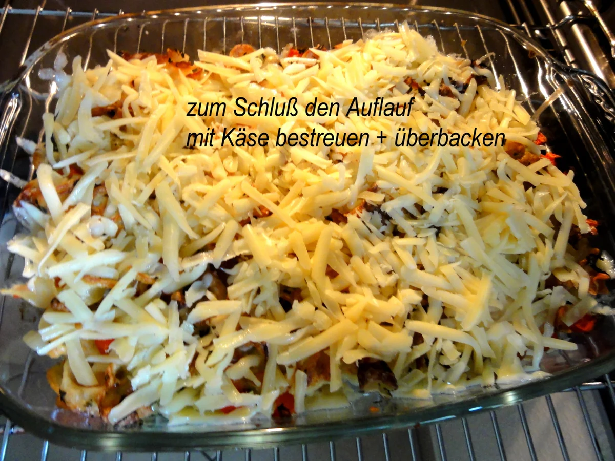 Nudeln:   NUDELAUFLAUF mit Krautsalat (Jeromakohl) - Rezept - Bild Nr. 8609
